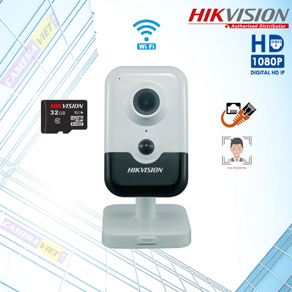 Camera Wifi Cube Hikvision DS-2CD2423G0-IW 1080P